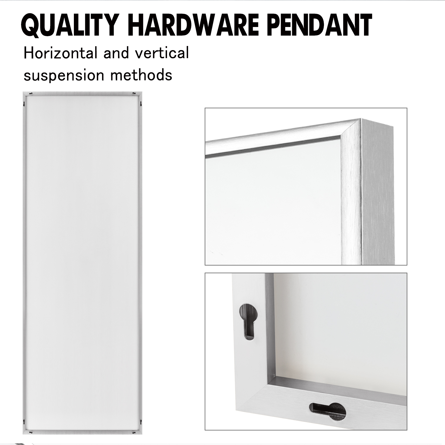 71"x24" Silver Modern Full Length Mirror