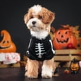 thumbnail image 5 of WBQ Halloween Dog Costumes Glow-in-the-Dark Skeleton Cute Luminous Cosplay Suits for Small and Medium Dogs and Cats, 5 of 9