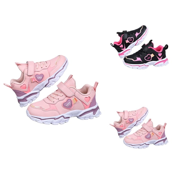 Toddler Shoes Girl Girls Sneakers Girls Sneakers For Toddlers Light Up Shoes Comfortable Non Casual Sports Shoes For Kids Outdoor Play School Walking Everyday Wear Durable Breathable Design