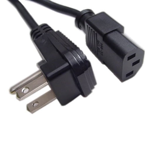 UL 3 Prong AC Power Cord 18 g Calrad Electronics 55-782-1 1 Ft