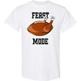 thumbnail image 3 of Inktastic Thanksgiving Feast Mode Turkey Football T-Shirt, 3 of 5