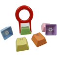 thumbnail image 3 of LAICAIW Key Cap Double Shot Injection Backlit 37key Keycaps for \u201c+\u201d Shape Switches Mechanical Keyboards with Key Puller Rainbow Gradient Color, 3 of 7