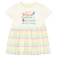 thumbnail image 3 of Inktastic Math Teacher Like Mommy Girls Baby Dress, 3 of 5