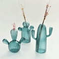 thumbnail image 6 of CIYISON Cactus Glass Vase Small Flower Vase Terrariums Flower Arrangement Flowerpots Livingooms, 6 of 20