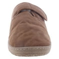 thumbnail image 3 of Old Friend Footwear Old Friend Adjustable Bootee Wide Slipper Brown | 421204 215, 3 of 3