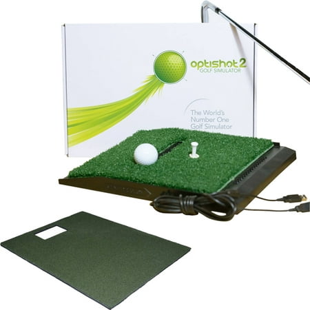 OptiShot2 Golf Simulator with 5x4 Turf Mat
