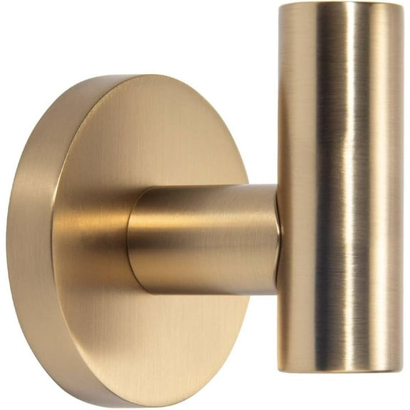 3 Pack Round Bathroom Towel Hooks -Champagne Gold Robe Hooks Coat Hooks Wall Hooks Bathroom Hooks Bedroom Hooks Kitchen Hooks