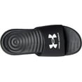 thumbnail image 5 of Under Armour 302377200412 Ansa Black/White Size 12 Womens Fixed Slides, 5 of 12