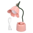 thumbnail image 2 of Lampe de Bureau Fleur Rose, Porte-Stylo Rose Réglable Lampe de Bureau Protection des Yeux Interrupteur Tactile Universel pour Bureau pour Lampe de Chevet pour Lecture, 2 of 7