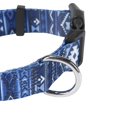 thumbnail image 4 of Hooey Nomad Dog Collar, Durable Polyester Webbing Collar with Graphic-Inspired Prints, Ombre Aztec, Large, 4 of 7