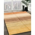 thumbnail image 3 of Ahgly Company Machine Washable Indoor Square Abstract Chrome Gold Yellow Area Rugs, 7' Square, 3 of 7