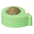 thumbnail image 2 of Walbest 1 Pack Catnip Wall Ball Edible Cat Toys for Cat Lick Teeth Cleaning Cat Catnip Toy Rotatable Cat Licking Ball Healthy Kitty Catnip Wall Roller Cat Wall Treats for Cat Indoor Wall Decor, 2 of 7