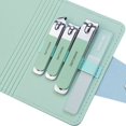 thumbnail image 1 of Cortaúñas portátil, venta al por mayor, cortaúñas de acero inoxidable, kit profesional para manicura y pedicura, juego completo de manicura de belleza, 1 of 5