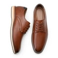 thumbnail image 3 of BURUDANI Mens Casual Round Toe Classic Lace-up Oxford Shoes, 3 of 7