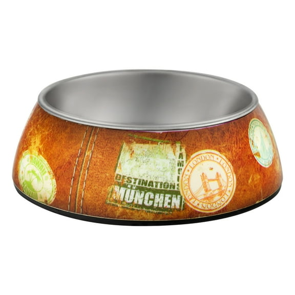 Loving Pets Milano World Traveler Bowl Small, 1.0 CT