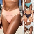 thumbnail image 2 of Summer Women Swim Trunks High Waist Swimming Pants Pool Bikini Bottoms Beachwear, 2 of 2