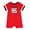 Red Lightning McQueen, variant on Disney Cars Baby Boys' Short Sleeve Athletic Romper Red Lightning McQueen