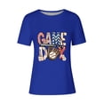 thumbnail image 4 of APEXFWDT Baseball Shirts Women Game Day Graphic Tee Shirts Short Sleeve Crewneck Casual Letter Print Shirts Tops, 4 of 4