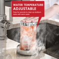 thumbnail image 2 of HGN Hot and Cold Glass Rinser Temperature Adjustable Metal Bottle Washer for Kitchen Sinks bottle washer for kitchen sink Kitchen Sink Accessories Brushed Nickel, 2 of 5