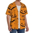 thumbnail image 2 of Kdxio Men's Hawaiian Shirt for Men Short Sleeve Shirt Trick Or Treat Summer Casual Holiday Beach Button Down T-Shirts, 2 of 5