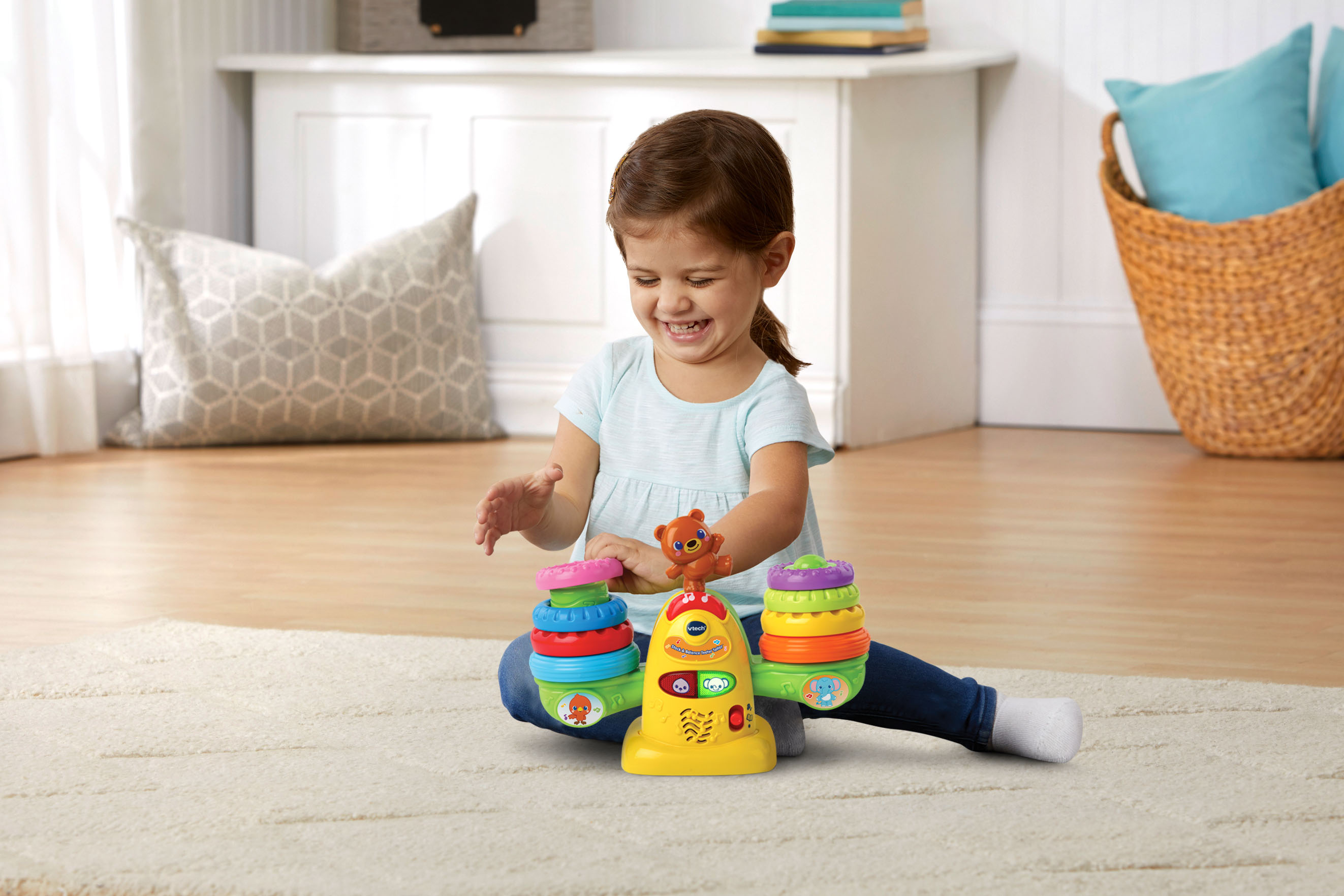 VTech Stack And Balance Teeter Totter, Great Teaching Toy For Toddlers