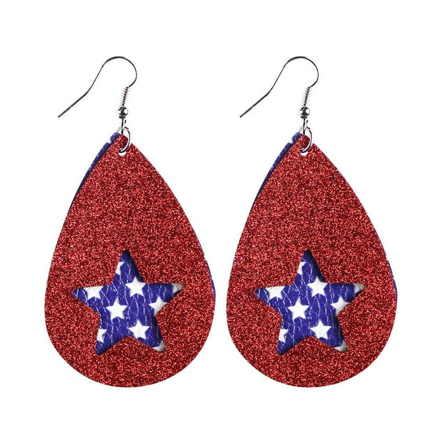 Pendientes para mujer, Regalos para mujer, Pendientes de moda para el Día de la Independencia, Pendientes para mujer, Accesorios, Regalos, Pendientes para mujer