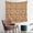 Christmas Icon Grid, variant on 50x50 Inch Square Wall Tapestry for Indoor & Outdoor, Living Room, Bedroom, Teen Room,Christmas Food Drink Red Pattern