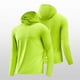 thumbnail image 1 of pstuiky camisa de manga larga para hombre, Blusa deportiva informal de manga larga con capucha y cuello de color liso para hombre top de hombre m, 1 of 4