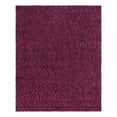 thumbnail image 4 of Unique Loom Solid Shag Collection Area Rug (7' 10" x 10' Rectangle Eggplant Purple), 4 of 6