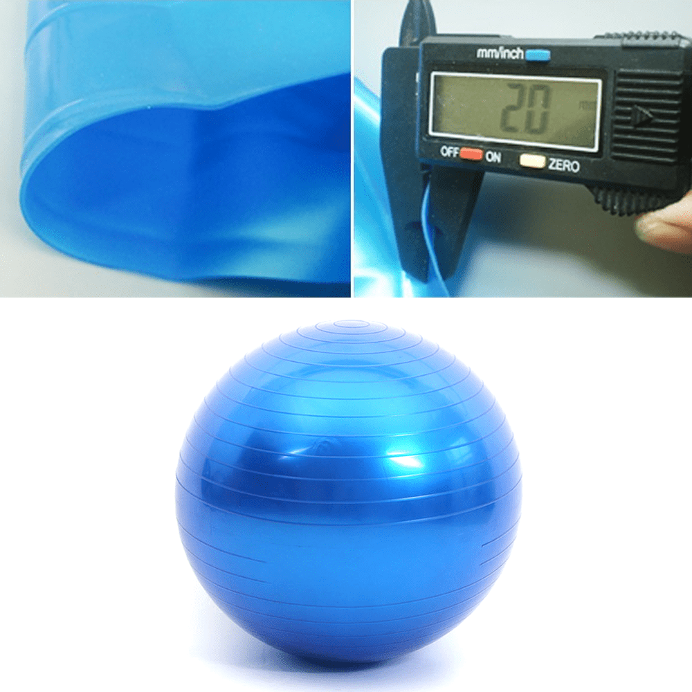Exercise Ball – Stability Ball for Home, Yoga, Gym Ball, Physio Ball, Swiss Ball, Physical Therapy-blue-55cm