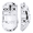 White&Tape, variant on Magic-Refiner X2 Lightweight Wireless Gaming Mouse,Tri-Mode(2.4G/Wired/BT),25KDPI,PAW3311 Optical Sensor,1000Hz Polling Rate,500mAh,69g Ergonomic Mice for Medium,Large Hands(White)