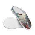 thumbnail image 3 of Lsque Flower White Horse (2) Pattern Womens Comfort Cotton on Scuff With Memory Foam and Anti-skid Sole Slipper-39/40, 3 of 7