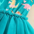 thumbnail image 2 of Tiijoy Toddler Girls Sleeveless Tutu Dress Summer Dinosaur Print Tank Dress, Sizes 4-5, 2 of 8