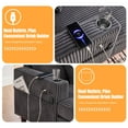 thumbnail image 4 of Homefun Corduroy Oversized Recliner Sofa Bed with Deep Seat 3 Pillows,USB,RGB LED Light Strip,Cup Holder, Side Pocket, 4 of 9