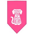 thumbnail image 2 of Trapped Screen Print Bandana Bright Pink Small, 2 of 2