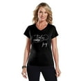 thumbnail image 1 of NanyCrafts' Today I Choose Joy Ladies Modern Fit V-Neck Shirt, 1 of 1