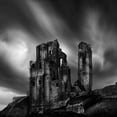 thumbnail image 2 of Digalakis, George 12x12 Gold Ornate Wood Framed with Double Matting Museum Art Print Titled - Corfe Castle, 2 of 4