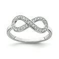 thumbnail image 1 of Bague Infini en Argent Sterling 925 avec Zircon Cubique, 1 of 1