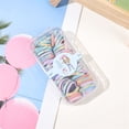 thumbnail image 1 of Xihbxyly 100/60 Lazos para El Cabello Coleteros para Niñas Bandas de Goma para El Cabello Multicolor Bandas para El Cabello Accesorios Elásticos para El Cabello Cuerda para El Cabello Conjunto de Col, 1 of 3