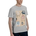 thumbnail image 2 of Bingfone Cute Ink Drawn Elephants Men'S Loose Fit Short-Sleeve Pocket T-Shirt, 2 of 7