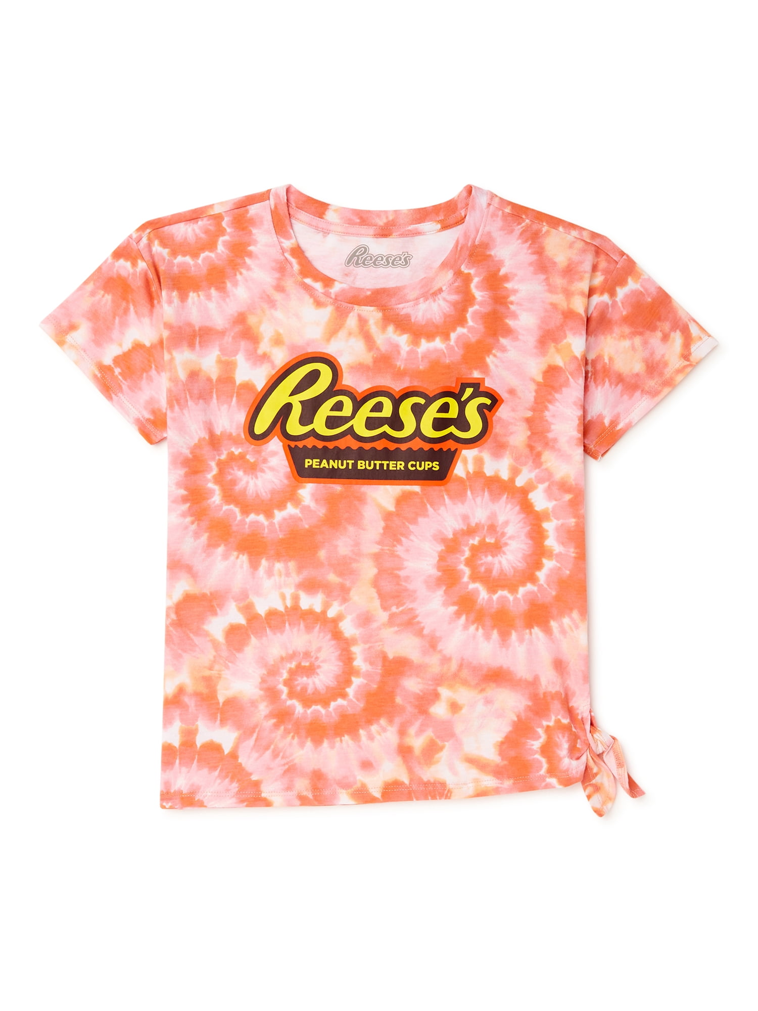 Girls Candy Tie-Front Tie-Dye Graphic 