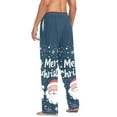 thumbnail image 3 of FORMRS Mens Pajama Pants with Pockets Sleepwear Lounge Bottoms Sizes S-2XL, Christmas Santa, 3 of 7