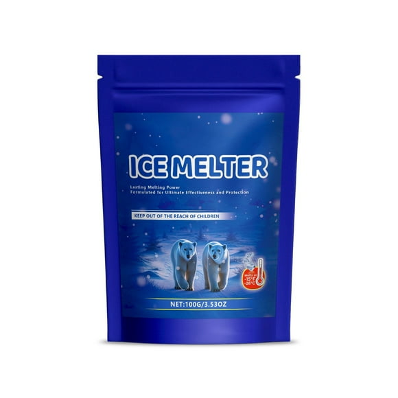 Ice Melt, Pet Safe Ice Melt, 10 LBS Premium Snow Melter, Pure Magnesium Chloride, Safer for Pets, Concrete, Effective to -35 F, 10 lb