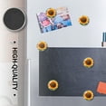 thumbnail image 5 of 6Pcs Glass Refrigerator Magnet Magnetic Fridge Sticker,Decor for Kitchen,Whiteboard,Cabinet,Sunflower With The American Flag, 5 of 6