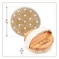 thumbnail image 3 of Cepillo corporal para cepillado húmedo o seco - Exfoliante suave para una piel más suave y brillante - Deshágase de la celulitis y la piel seca, mejore su circulación - Nodos de masaje suave, 3 of 5