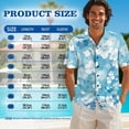 thumbnail image 7 of KUIFORTI Hawaii Matching Couple Outfits Blue Hibiscus Floral Women's Casual Dresses & Men's Hawaiian Shirt for Summer Vacation Trip Lightweight with Soft Fabric Quick-dry, 7 of 7