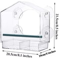 thumbnail image 5 of Window Bird Feeder, Outdoor Bird Feeder for Wild Birds, 5 of 5