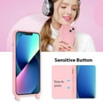 thumbnail image 6 of Crossbody Lanyard Phone case for iPhone 14 Plus 6.7 inch, Silicone Phone Cover with Adjustable Necklace Strap Soft Belt Neck Cord Lanyard Shockproof Protective Case - Pink, 6 of 14