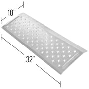 10in x 32in Aluminum EZ-Traction Curb Ramp