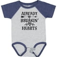 thumbnail image 3 of Inktastic Boys Valentines Day Breaking Hearts Boys Baby Bodysuit, 3 of 5